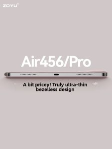 zoyu | Dual-Sided Magnetic Detachable Lightweight Borderless Anti-Bend Clasp Stand Case for iPad Air 6 iPad Pro iPad Air 7.45 iPad 10 iPad Mini 7