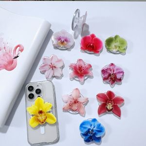Cute 3D flower Magnetic Stand Foldable Phone Holder for MagSafe Adjustable Invisible Kickstand Support Wireless Charging Phones