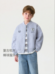 Marc&Janie | Fluorine Free Water Repellent Boys Baseball Jacket