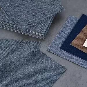 10pcs 30x30cm Self-Adhesive PET Felt Acoustic Panel Cut Groove for Sound Absorption Sound Proof Home Studio Office DIY