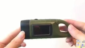 DAILYGO Solar Powered Flashlight Hand Crank Dynamo Rechargeable LED Lamp Charging Powerful Torch