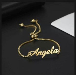 PROMO!!! GELANG SERUT NAMA LAPIS EMAS