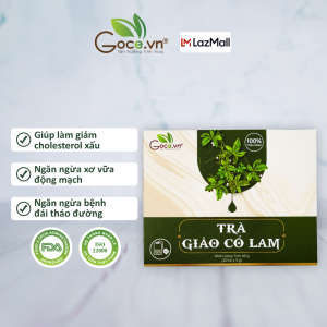 Trà giảo cổ lam túi lọc Goce - Ổn định đường huyết tốt cho tim mạch