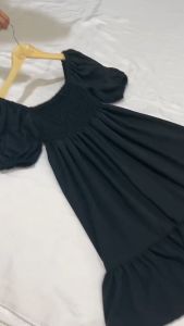 Ami Collection - Dress Crincle Midi Elen Ukuran M [ LD 96CM  PJG 90CM ]