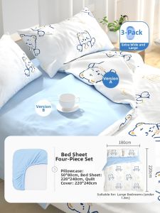 GRACE | Disposable Bedding Set for Travel and Hotel Use