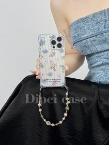 Goddess Style Chain Phone Case with Hole Corner Design Crossbody Lanyard Suitable for  Huawei Xiaomi And Other Models