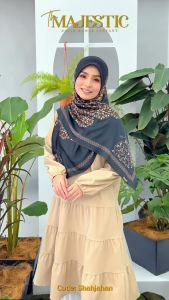 [READY STOCK] BAWAL INSTANT SATIN MAJESTIC (Awning scuba/Bidang 50/premium soft satin) By Hanami