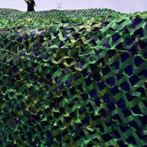 Camouflage Netting Sunshade Sun Protection Canvas Military Green Fence Deception Outdoor Utility Covering Tarpaulin Oxford Fabric