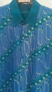 Kemeja Batik Tulis Pria Lengan Panjang Bahan Katun Primis / Kemeja Formal