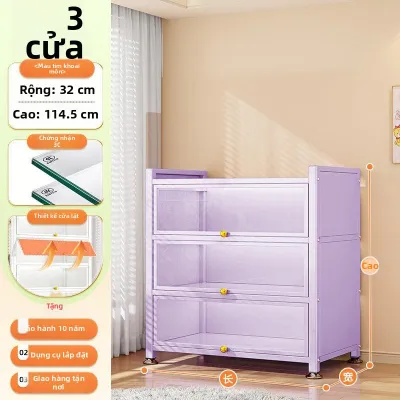 Tủ Kính Chống Bụi Đa Năng Cửa Thép