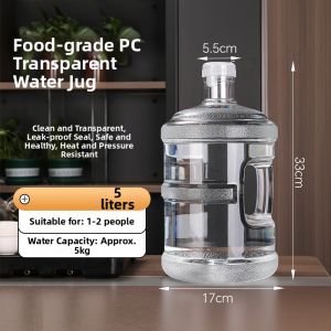 TAFUMAN | Transparent Food Grade Purified Water Storage Bottle 7.5L