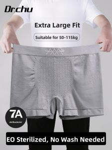 Large Size Disposable Underwear for Men Travel Flat Angle No Wash Independent Packaging Extra Large Size Antibacterial Polyester Fiber