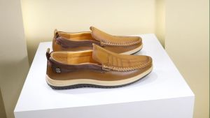 Giày Loafer- Giày công sở nam HT.NEO da bò thật thiết kế trẻ trung sang trọng lịch sự GM06