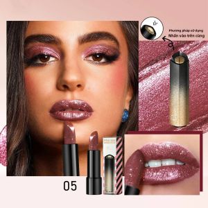 1 Son Môi Lấp Lánh Ngọc Trai Lâu Trôi Mịn Màng Sáng Bóng Hạt Kim Cương Có Thể Ép Trang Điểm Môi 3.8G