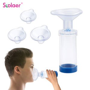 Automizer Spacer Mist Storage Compressor Nebulizer Tank Aerochamber with Mask Cup for Pet Adults Children Asthma Inhale Chamber