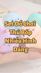 [Đồ chơi giáo dục] Đồ Chơi Thú Bóp Kêu Chíp Chíp Nhiều Hình Đáng Yêu Cho Bé