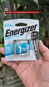 Vỉ 4 viên pin đũa AAA 1.5V Energizer Max Plus - Chính hãng