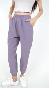 Forest Ladies Stretchable Polyester Plain Jogger Women Long Jogger Pants | Seluar Panjang Perempuan - 810464