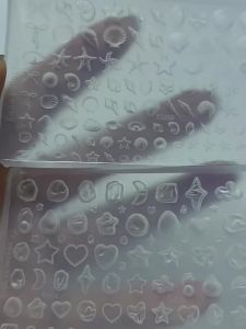 Others | Ocean Shell Gemstone 3D Art Nail Art Decoration Silicone Mold Transparent One Piece Essential Tool for Nail Artists