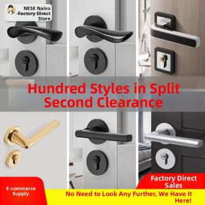 Modern Silent Split Knob Lock