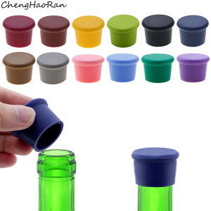 Eco-Friendly Food Grade Silicone Wine Beer Glass Bottle Stoppers Set of 5 for Wine Glass Jar Stopper Kitchen Dining Accessories