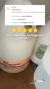 Eco-friendly Biodegradable Liquid Hand Soap Fragrance-Free Unscented 4000ml Stackable Container with Pump Hand wash