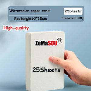 Professional Square/Round Watercolor Paper 300g Water Color Paper Postcard for Painting School Kids Sketching Draw 10-400 Sheets