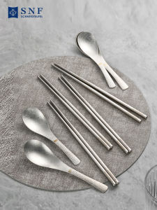 SCHNEIDTEUFEL | Titanium Alloy Spoon and Chopsticks Set 8 Pieces