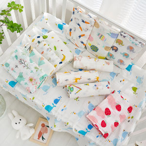 Double-layer Pure Cotton Baby Childrens Gauze Bag Towel Bath Towel Baby Bag Quilt Newborn Xia Liang Quilt Newborn Cover Is Soft