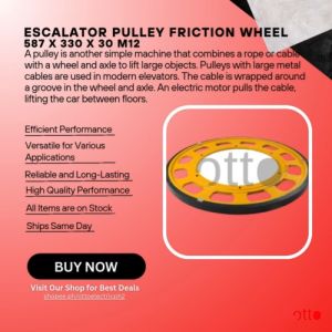 Escalator Pulley Friction Wheel 587*330*30 M12