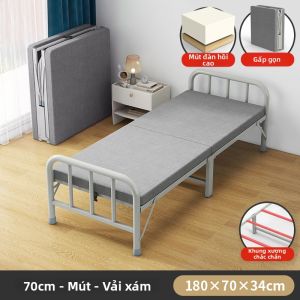 Giường Gập Chắc Chắn cho Người Lớn dùng trong Nhà/Ký Túc Xá 1.2m