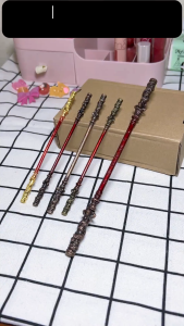 (1 cái)Gậy Như Ý mini chất liệu kim loại sản xuất thủ công nhiều màu sắc Phụ kiện Khánh Huyền