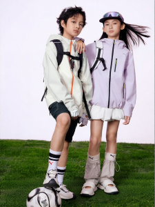 PUMA | Windproof Waterproof Childrens Hooded Zipper Jacket