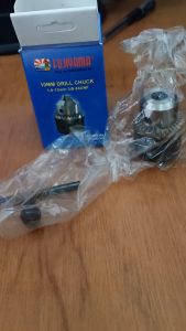 KEPALA BOR 10 MM MODEL DRAT INCLUDE KUNCI CHUCK UNTUK SPAREPART MESIN BOR 10MM DAN MESIN BOR IMPACT WRENCH