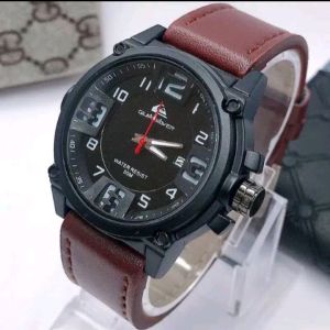 jam tanggan analog quic silver