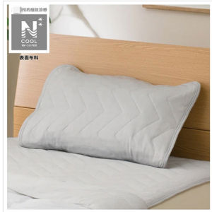 Ultra-Cold Sensation Quick-Dry Sweat Absorbent Ice Silk Double-Sided Anti-Slip Loop Japanese Style Cooling Single Pillowcase