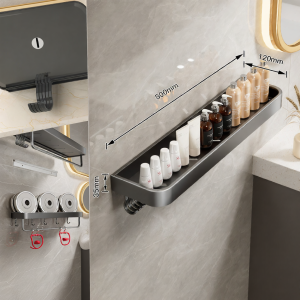 MOSHANG | No Drill Bathroom Shelf