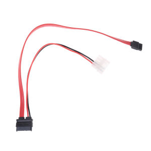 EELHOE | [NC]7+6 Pin Slimline Sata Cable For Slim Latop SATA DVD+/-RW Drive Power Cord To PC[NC]