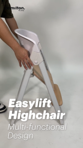 Hamilton EasyLift High Chair - Natural Wood