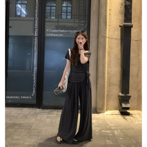 imimtuan | Bộ Áo Thun Tay Ngắn Màu Sắc Tươi Tắn Phối Quần Casual