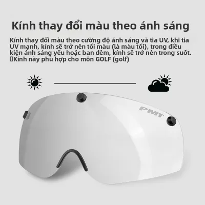 PMT | Mũ Đạp Xe Có Sắt Từ MIPS với Kính Chống Loá Tự Động