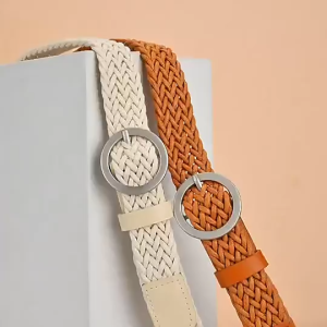 Sabuk Wanita Asli Belt Premium Original Quality Kulit PU Leather Import Cewek Korean Style Fashion Terabaru Tali Rami Rajut Unik Aksesoris Belt Women Bergaya Kasual Keren COD -A6