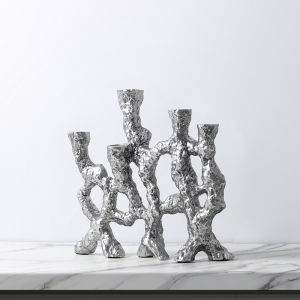 โคมเทียนทรงเรขาคณิตแบบเรียบง่ายสไตล์โมเดิร์น โคมเทียนทรงไม้กางเขนแบบเรียบง่าย ตกแต่งบ้าน วัสดุโพลีเอสเตอร์ โคมเทียนแบบเรียบง่าย