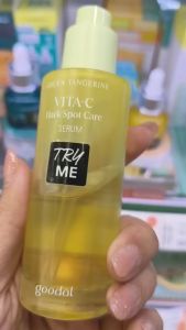สินค้าของแท้100% GOODAL Green Tangerine Vita C Dark Spot Care Serum 30ml, 40ml, 50ml สำหรับการดูแลรักษาหน้าจมูกและลูกระชับ
