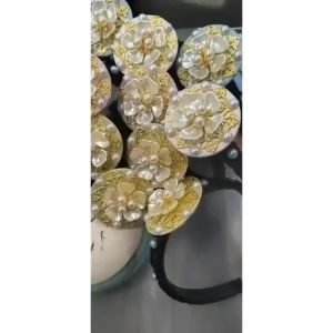 Traditional Hanbok Hair Accessories Hair Hoop Hair Band South Korea Headwear Ethnic Minority Korean Hair Accessories Hair Band Korea Style Traditional Headwear Women Korea Style Hair Accessories Performance Hanbok Floral Cushion Headband Ornaments