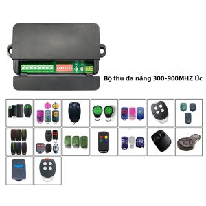 433.92MHz Bộ Thu Tín Hiệu Nhà Để Xe Điều Khiển Từ Xa Mô-đun Rơle 2CH Tương Thích Với Superlift Avanti HERCULIFT Doorworks MERLIN Steeline ZT07