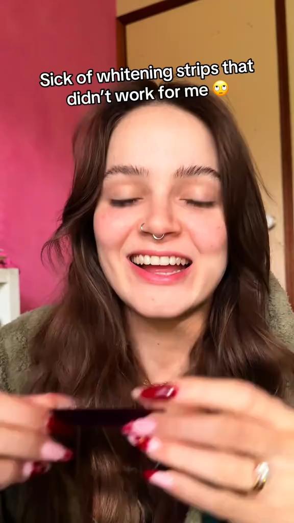 Hismile V34 Whitening Strips 14PCS(14 Top & Bottom) | Teeth Whitening Strips Purple Tooth Whitening