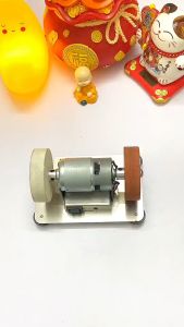 Máy mài đá 2 đầu mini Máy đánh bóng Máy mài dao kéo đa năng điều chỉnh tốc độ 2 chế độ