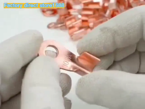 10PCS 10A 20A 40A 50A Battery Lugs Knight Copper Terminal OT Series connector wire connector Copper Nose Ring