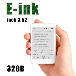 Famue | Famue No Game Anti-Addiction E-book MP3 Player 3.5" E-ink Screen HiFi Lossless FM Radio Bluetooth Blue Light Free Built-in 128GB